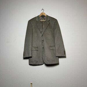 Jos A Bank Silk Camel Hair Blend Blazer Sport Coat Jacket Men 42R Beige Office